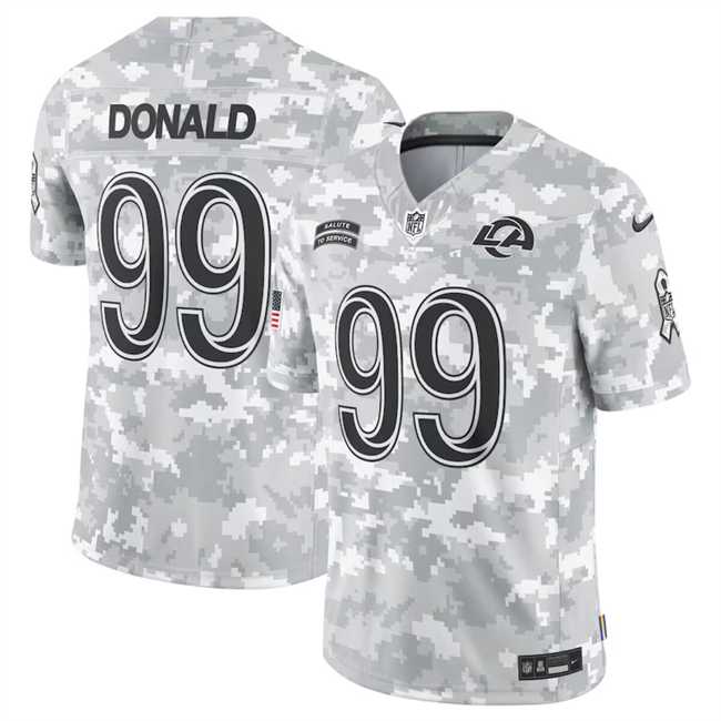 Men's Los Angeles Rams #99 Aaron Donald 2024 Arctic Camo Salute To Service Limited Stitched Jersey Dyin,We sell and wholesale Men's Los Angeles Rams #99 Aaron Donald 2024 Arctic Camo Salute To Service Limited Stitched Jersey Dyin on line form chian!